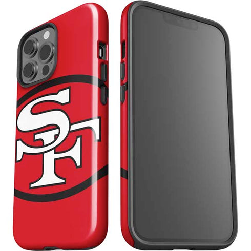 NFL San Francisco 49ers Retro Logo iPhone 15 Pro Max Impact Case