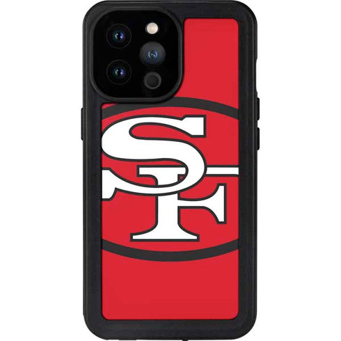 NFL San Francisco 49ers Retro Logo iPhone 14 Pro Max Waterproof Case