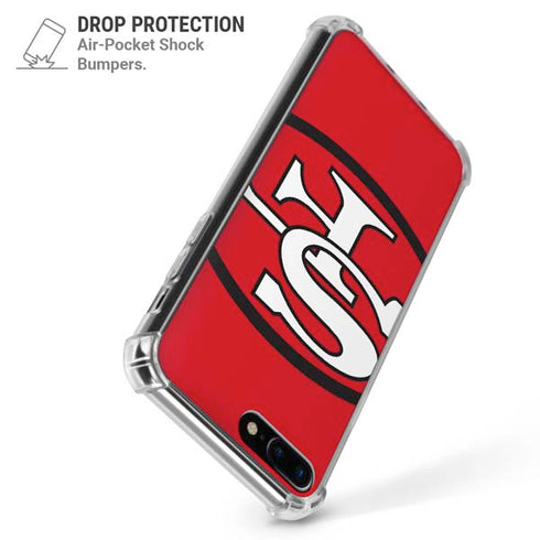 NFL San Francisco 49ers Retro Logo iPhone 7/8 Plus Clear Case