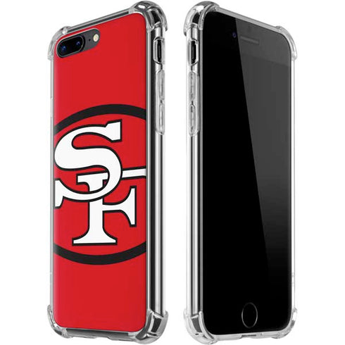 NFL San Francisco 49ers Retro Logo iPhone 7/8 Plus Clear Case
