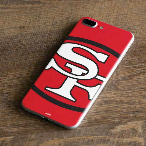 NFL San Francisco 49ers Retro Logo iPhone 8 Plus Skin