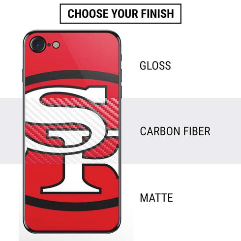 NFL San Francisco 49ers Retro Logo iPhone SE (2nd & 3rd Gen) Skin