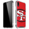 NFL San Francisco 49ers Retro Logo iPhone XR Clear Case
