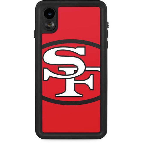NFL San Francisco 49ers Retro Logo iPhone XR Waterproof Case