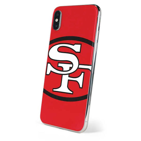 NFL San Francisco 49ers Retro Logo iPhone XS Skin