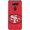 NFL San Francisco 49ers Retro Logo LG K51/Q51 Clear Case