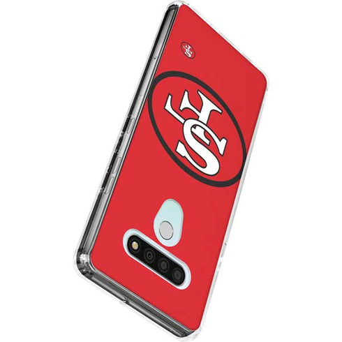 NFL San Francisco 49ers Retro Logo LG Stylo 6 Clear Case