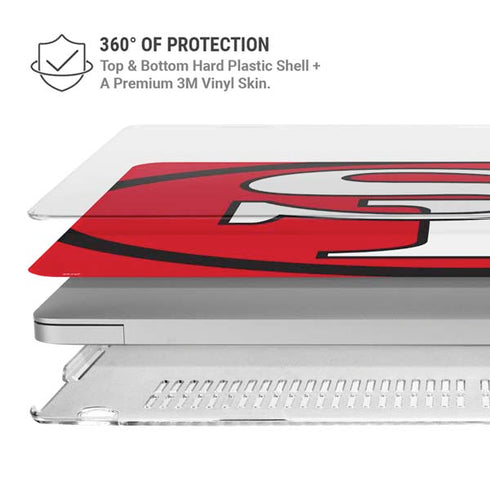 NFL San Francisco 49ers Retro Logo MacBook Air 13in M1 (2021) Case plus Skin