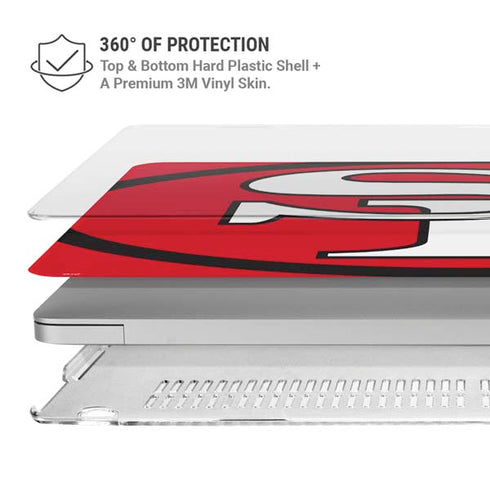 NFL San Francisco 49ers Retro Logo MacBook Air 15in (2023-2025) Case plus Skin