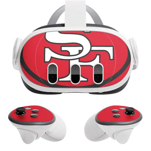 NFL San Francisco 49ers Retro Logo Meta Quest 3 Skin