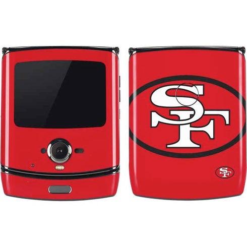 NFL San Francisco 49ers Retro Logo Motorola RAZR Skin