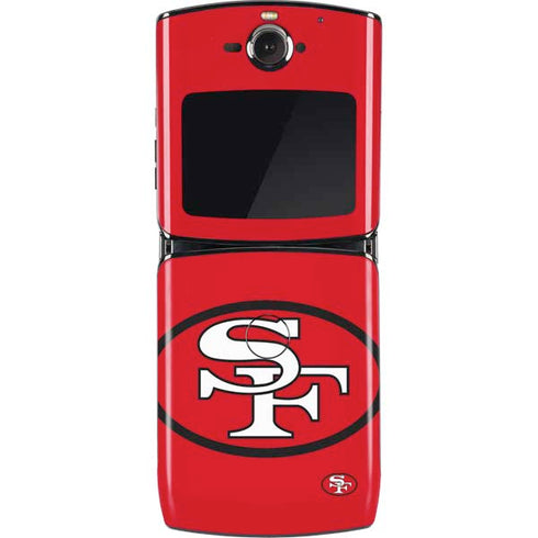 NFL San Francisco 49ers Retro Logo Motorola RAZR Skin