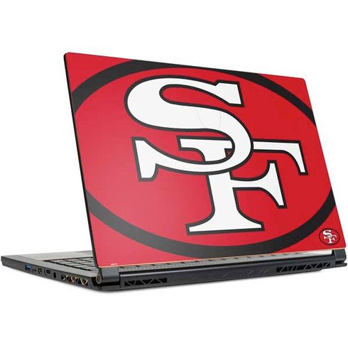 NFL San Francisco 49ers Retro Logo MSI GS65 Stealth Laptop Skin