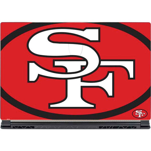 NFL San Francisco 49ers Retro Logo MSI GS65 Stealth Laptop Skin