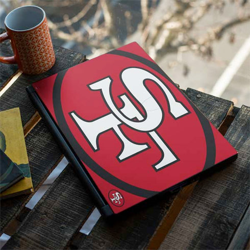 NFL San Francisco 49ers Retro Logo MSI GS65 Stealth Laptop Skin