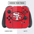 NFL San Francisco 49ers Retro Logo Nintendo Switch Bundle Skin