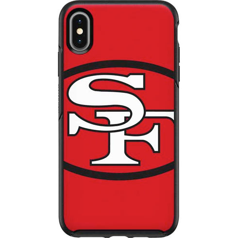 NFL San Francisco 49ers Retro Logo Otterbox Symmetry iPhone Skin