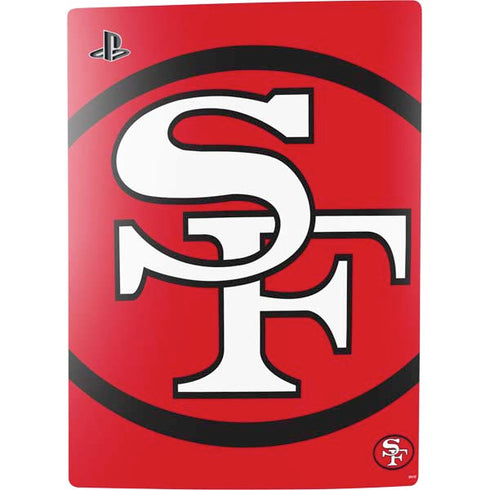 NFL San Francisco 49ers Retro Logo PS5 Bundle Skin