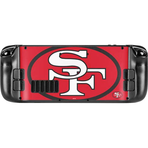 NFL San Francisco 49ers Retro Logo Steam Deck Handheld Gaming Computer Skin