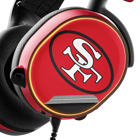 NFL San Francisco 49ers Retro Logo SteelSeries Arctis 5 Skin