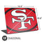 NFL San Francisco 49ers Retro Logo Universal Laptop 18in (14.6 x 10.6in) Skin