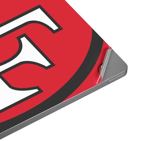 NFL San Francisco 49ers Retro Logo Universal Laptop 18in (14.6 x 10.6in) Skin