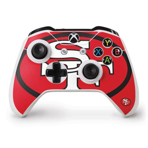 NFL San Francisco 49ers Retro Logo Xbox One S Controller Skin