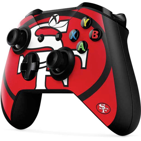 NFL San Francisco 49ers Retro Logo Xbox One X Controller Skin