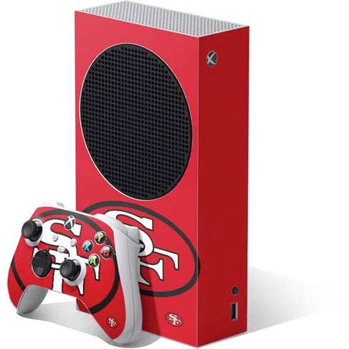 NFL San Francisco 49ers Retro Logo Xbox Series S Bundle Skin