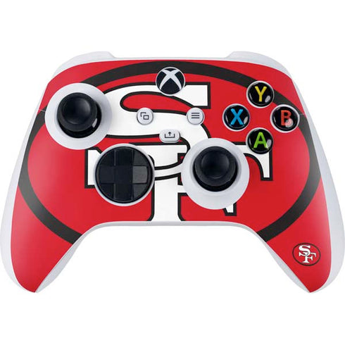 NFL San Francisco 49ers Retro Logo Xbox Series S Controller Skin