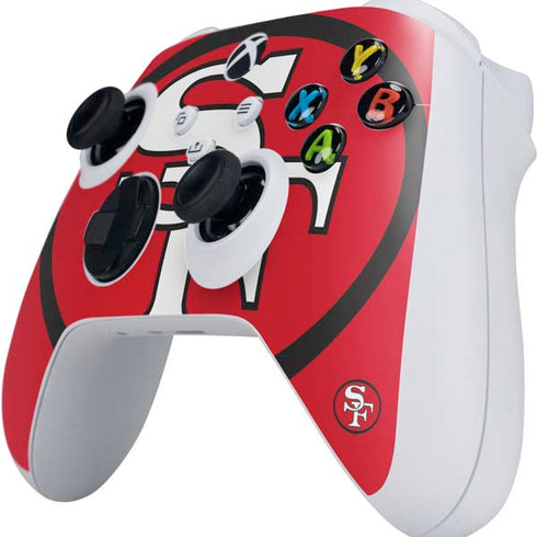 NFL San Francisco 49ers Retro Logo Xbox Series S Controller Skin