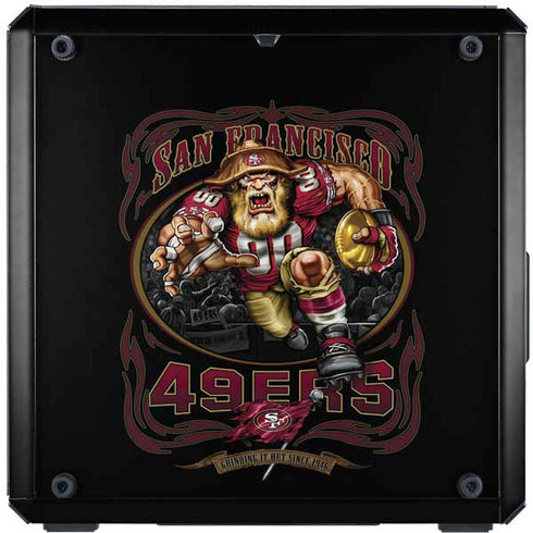 Liquid Blue NFL San Francisco 49ers Running Back Cooler Master MasterBox Q300L Mini Tower Skin