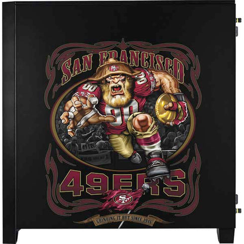 Liquid Blue NFL San Francisco 49ers Running Back Corsair 4000D Tempered Glass Mid-Tower ATX Case Skin