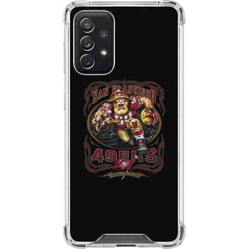 Liquid Blue NFL San Francisco 49ers Running Back Galaxy A72 5G Clear Case