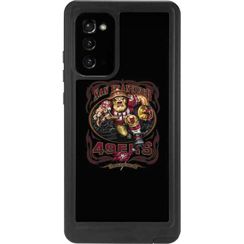 Liquid Blue NFL San Francisco 49ers Running Back Galaxy Note20 5G Waterproof Case