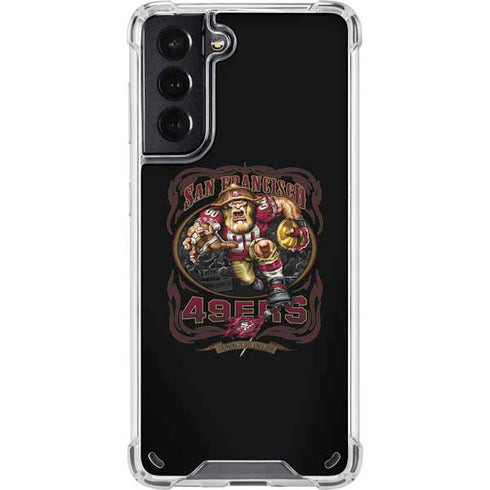 Liquid Blue NFL San Francisco 49ers Running Back Galaxy S21 5G Clear Case