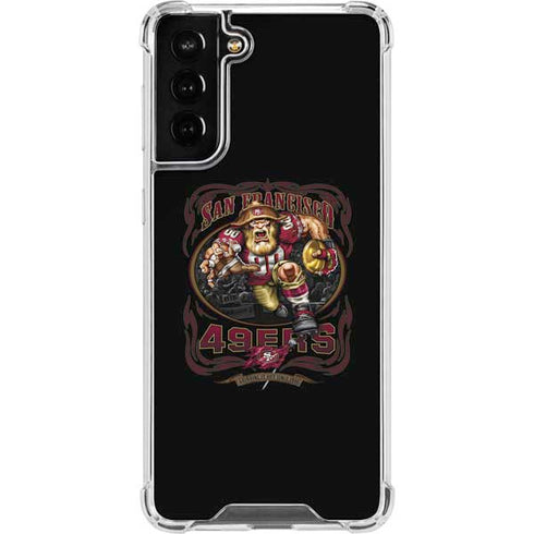 Liquid Blue NFL San Francisco 49ers Running Back Galaxy S21 FE Clear Case