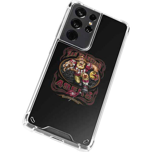 Liquid Blue NFL San Francisco 49ers Running Back Galaxy S21 Ultra 5G Clear Case