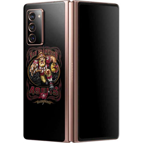 Liquid Blue NFL San Francisco 49ers Running Back Galaxy Z Fold2 5G Skin