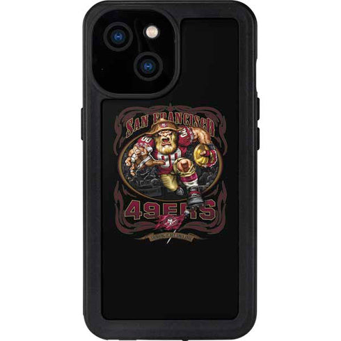 Liquid Blue NFL San Francisco 49ers Running Back iPhone 13 Mini Waterproof Case