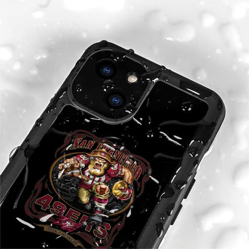 Liquid Blue NFL San Francisco 49ers Running Back iPhone 13 Mini Waterproof Case