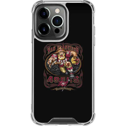 Liquid Blue NFL San Francisco 49ers Running Back iPhone 13 Pro Clear Case