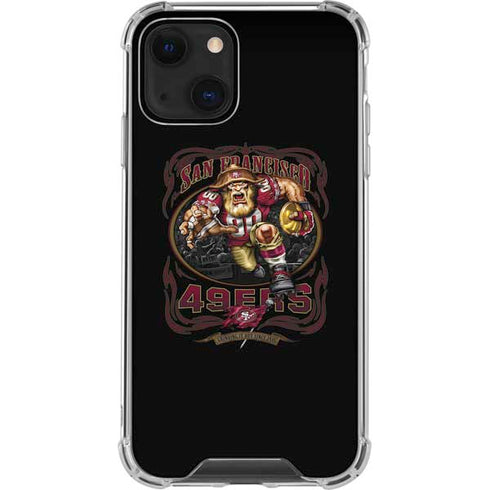 Liquid Blue NFL San Francisco 49ers Running Back iPhone 14 Clear Case