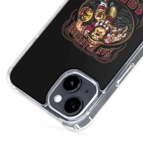 Liquid Blue NFL San Francisco 49ers Running Back iPhone 15 Plus MagSafe Case