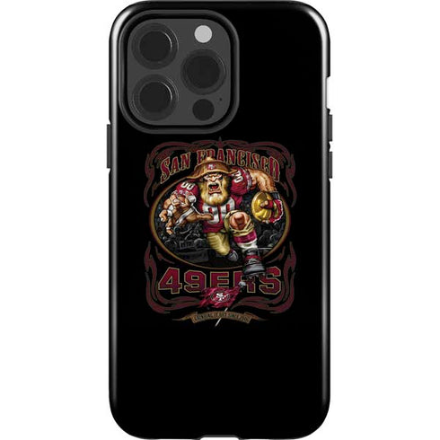 Liquid Blue NFL San Francisco 49ers Running Back iPhone 14 Pro Impact Case