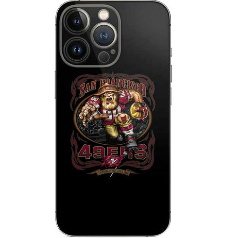 Liquid Blue NFL San Francisco 49ers Running Back iPhone 14 Pro Skin