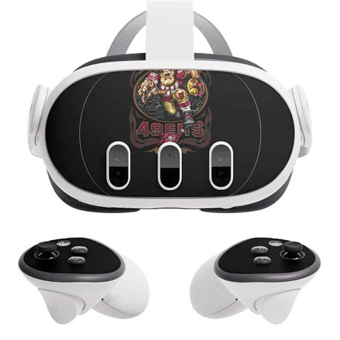 Liquid Blue NFL San Francisco 49ers Running Back Meta Quest 3 Skin