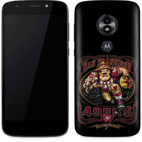 Liquid Blue NFL San Francisco 49ers Running Back Moto E5 Play Skin