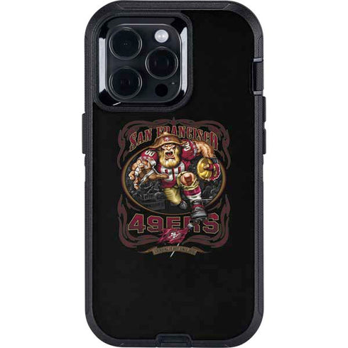 Liquid Blue NFL San Francisco 49ers Running Back Otterbox Defender iPhone Skin