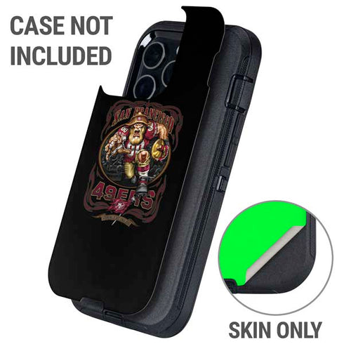 Liquid Blue NFL San Francisco 49ers Running Back Otterbox Defender iPhone Skin